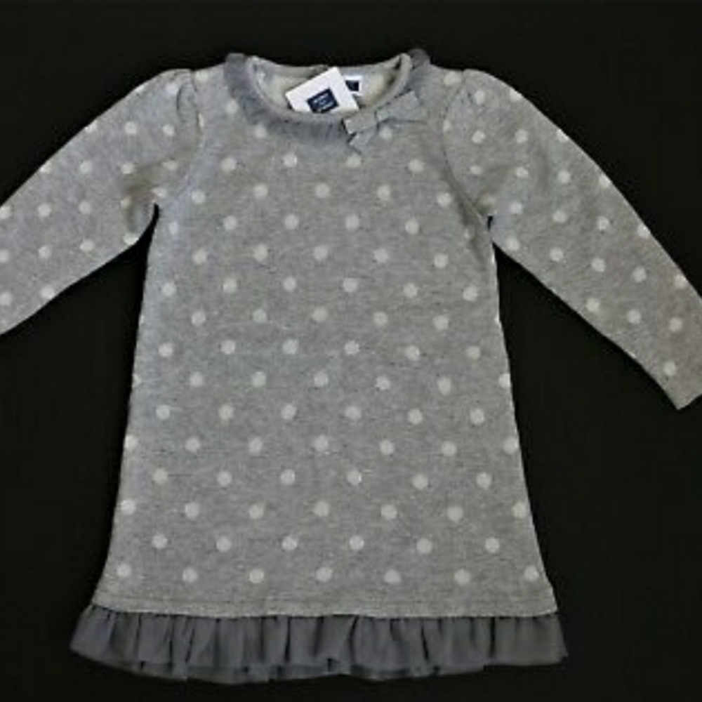 Janie and Jack Moonlight garden silver dress